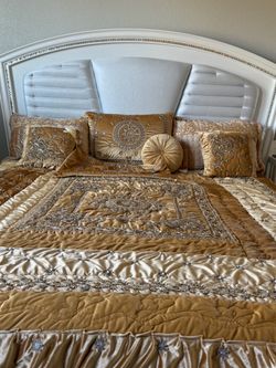 9 pieces of king size bed for bedroom