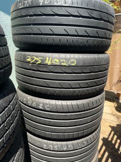 275-40-20 all four tires ๐ต๐ต๐ต๐ต๐ต