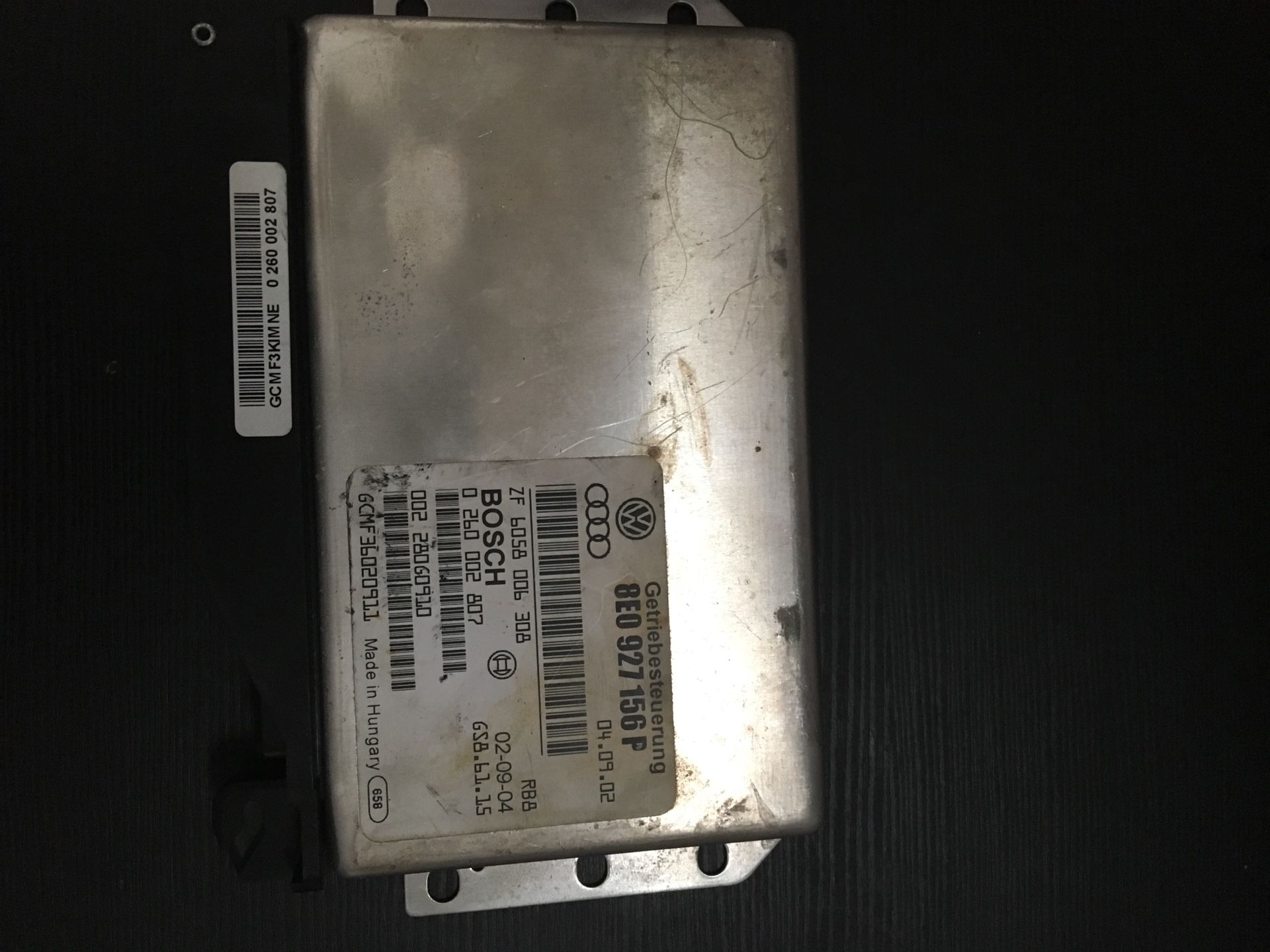 Transmission control module Audi A 4 Quattro