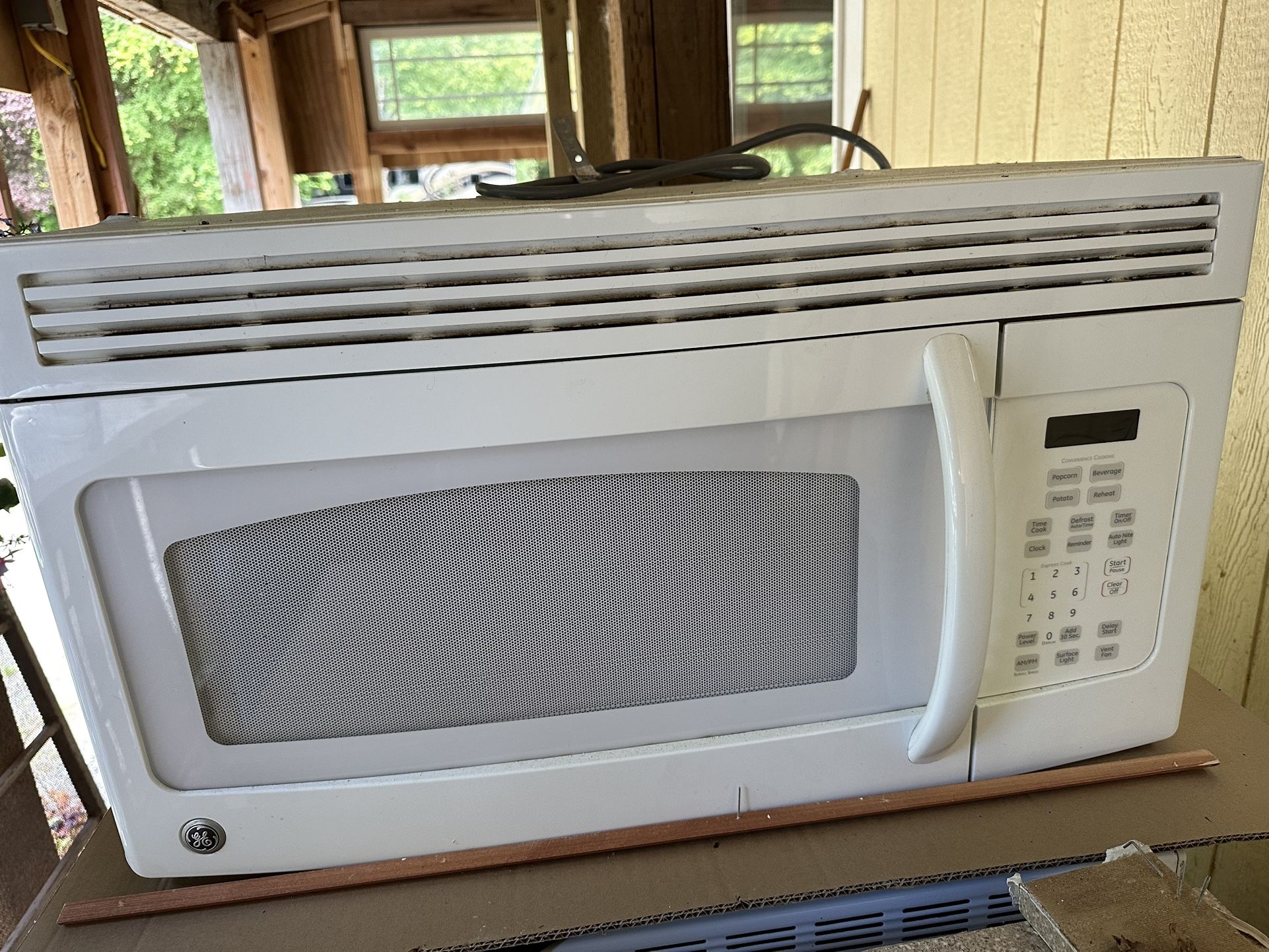 GE Over The Counter Microwave