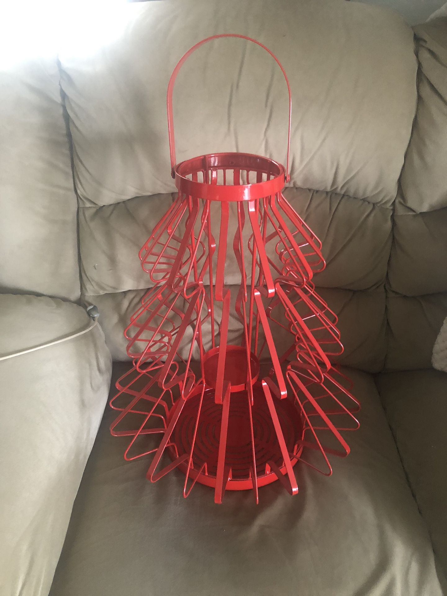 New Large Metal Christmas Tree Candle Holder