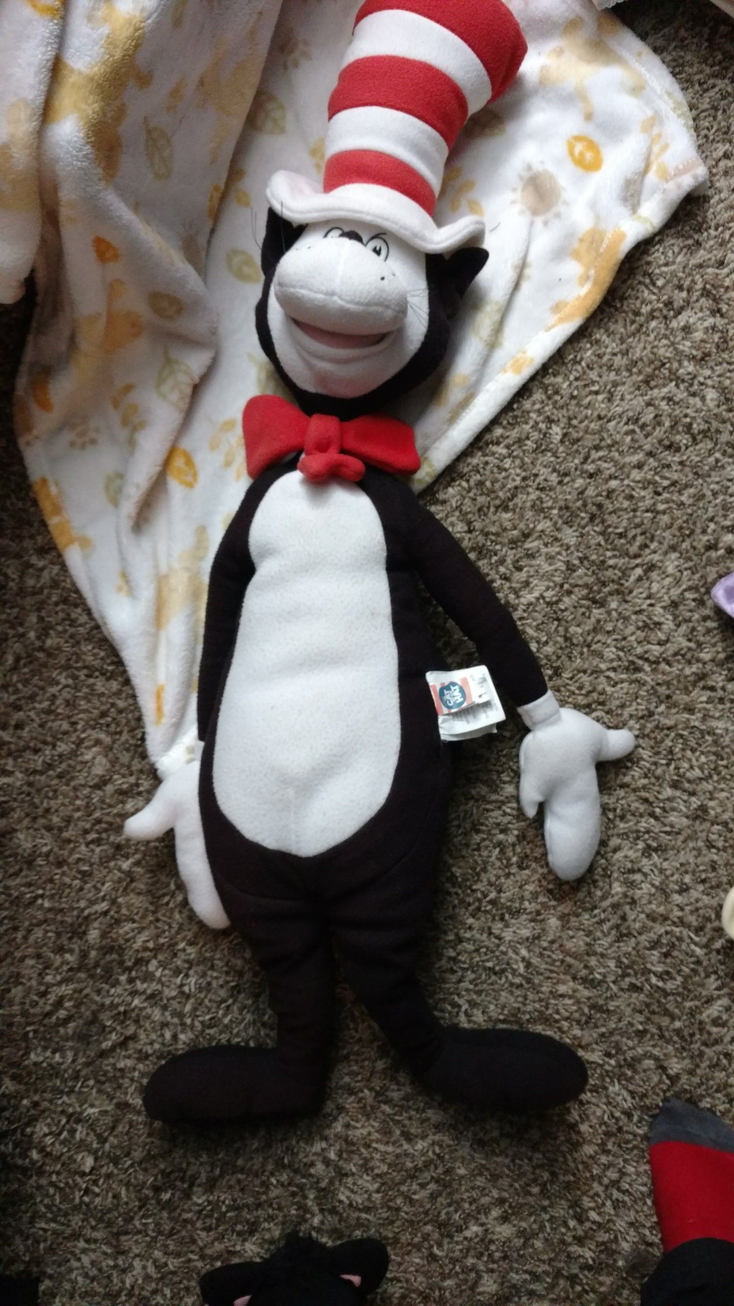 GIANT 32” CAT IN THE HAT Plush DR. SEUSS Official MOVIE MERCHANDISE