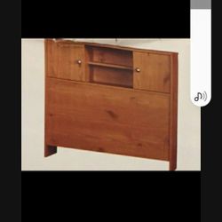 New Twin Size Wood Bed  Headboard