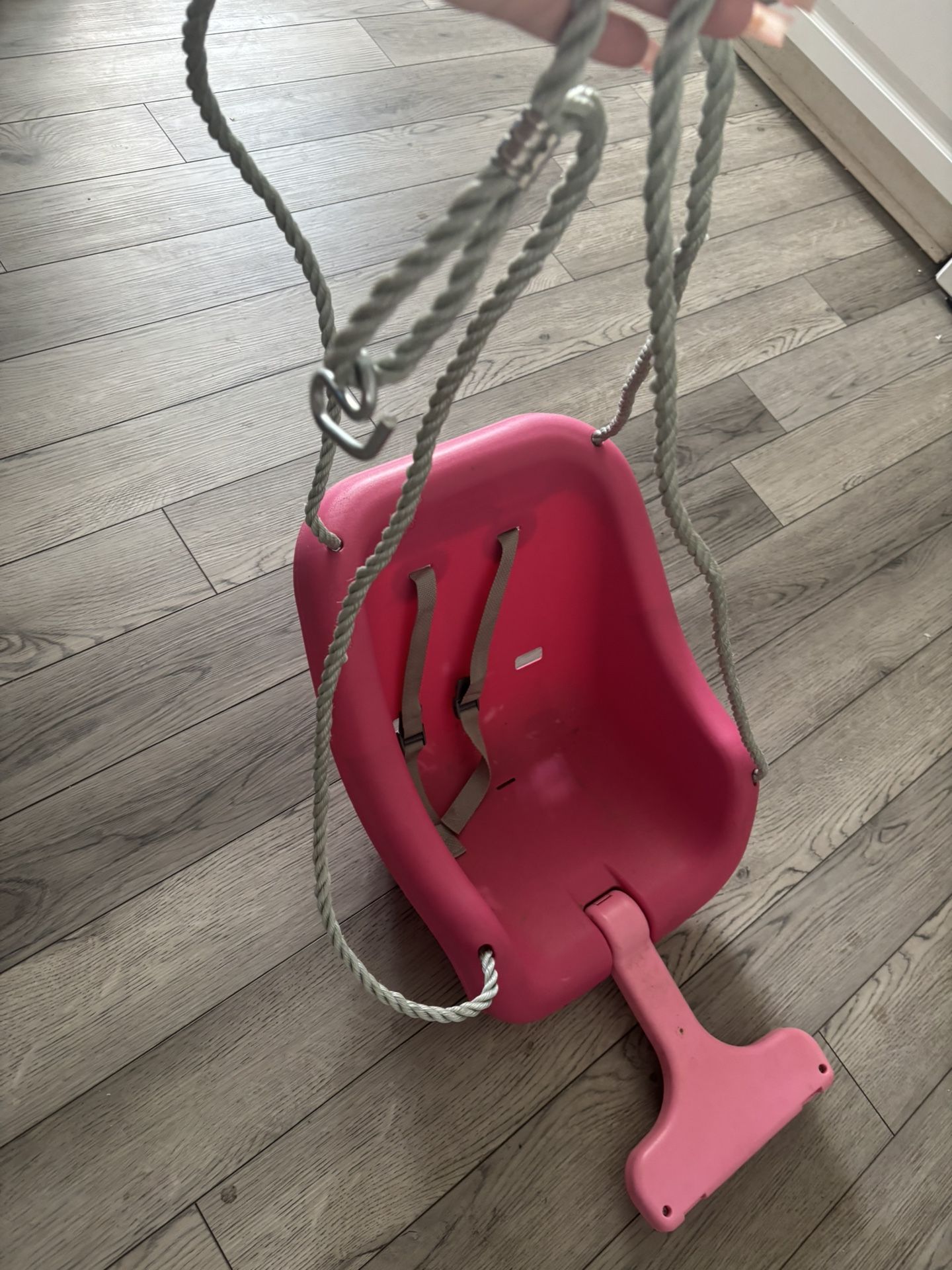 Pink Baby Swing