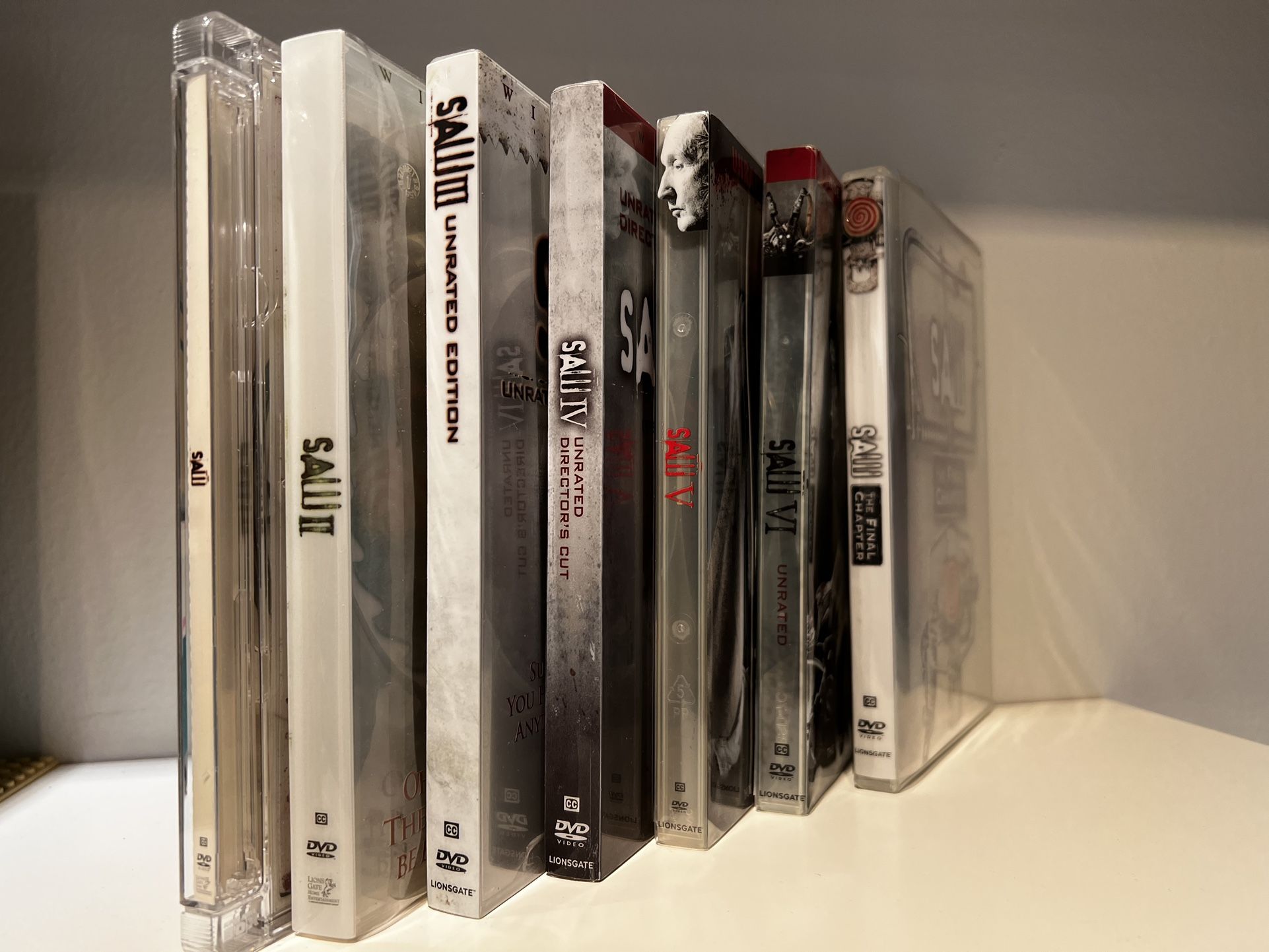 SAW Film DVD Director's Cut Series (1 - 7)