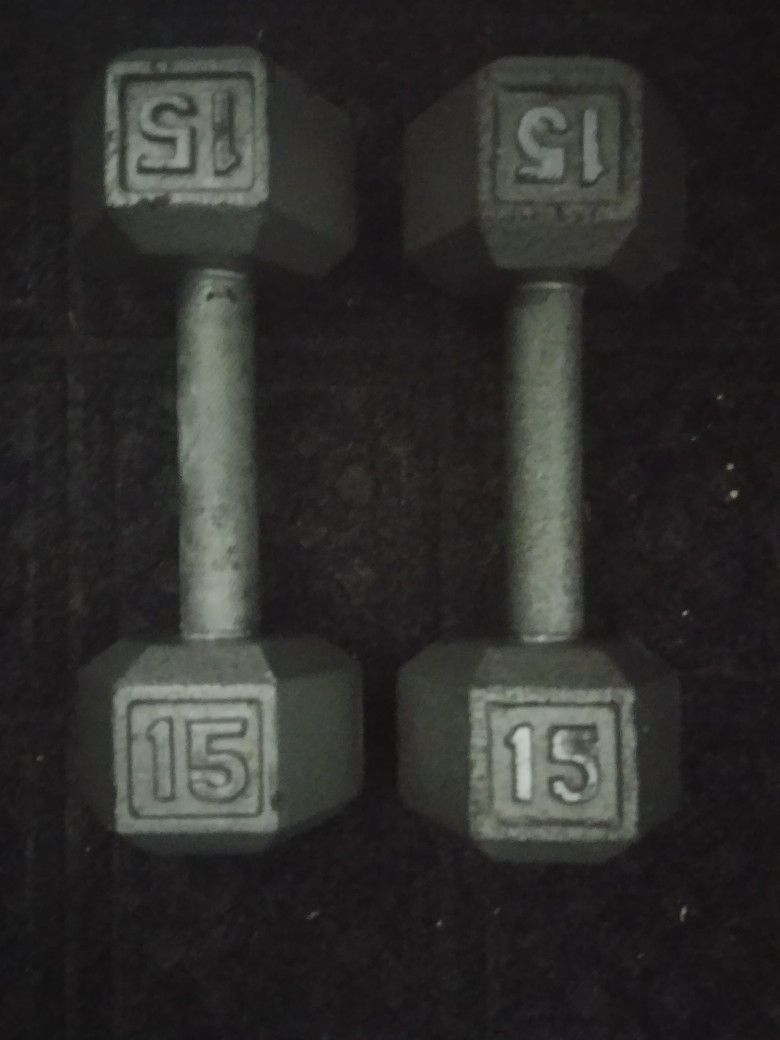 15lb Pair + 25lb Pair Dumbells O.B.O.
