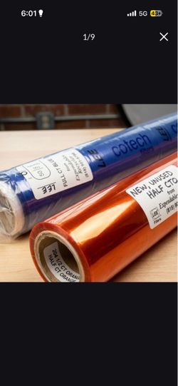 Professional Lighting Gel Rolls (Lee / Cotech Stock)