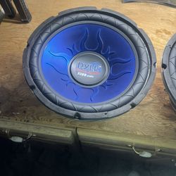 12" Pyle Blue Wave Subwoofers 1200 watts