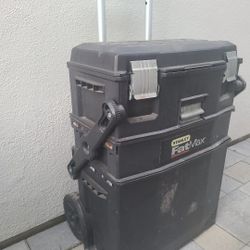 Stanley
22 in. 4-in-1 Cantilever Mobile Workbench Cabinet Tool Box (FatMax)