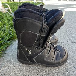 Salomon Ivy Women's Snowboard Boots Black Gravel Size 7