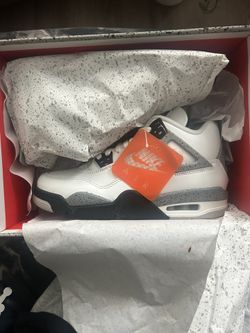 Jordan 4 White Cement