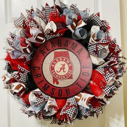 24”Roll Tide Crimson Tide With A Lic 12”sign Perfect Gift🥳