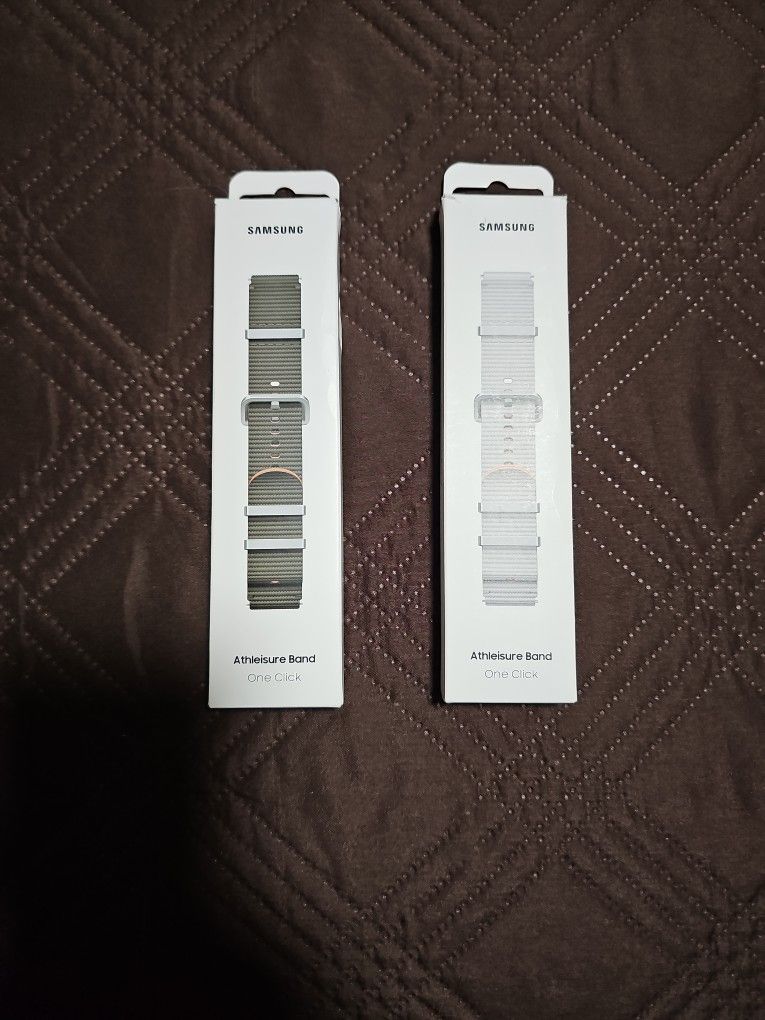 Two Samsung Galaxy Watch Bands