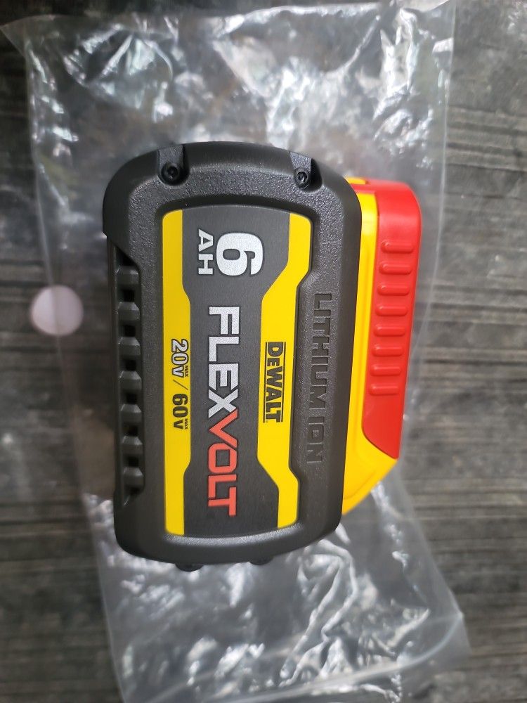 DEWALT 20V/60VMAX FLEXVOLT BATTERIE 6.0AH NEW
