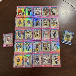 2024 Donruss Optic Football Pink & Holo Rated Rookies - Lot of 50