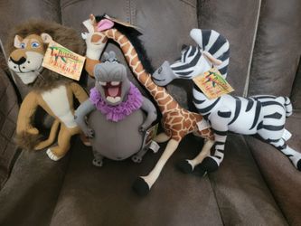 Madagascar Plush Characters