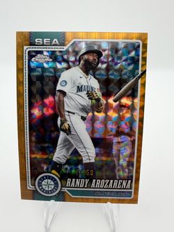 Randy Arozarena Topps Chrome Gold Geometric Refractor /50