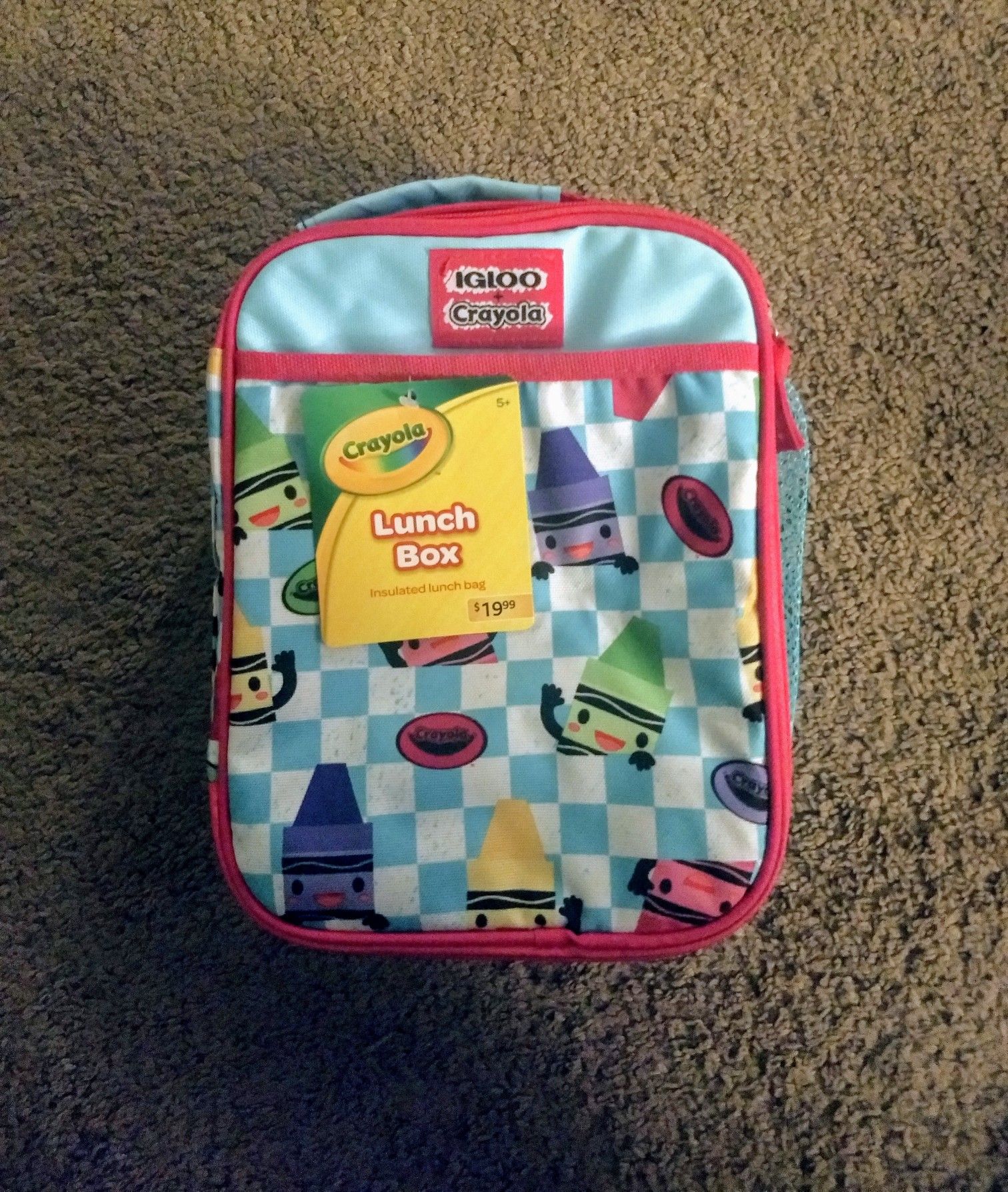 Igloo & Crayola Insulated Lunch Box Bag BRAND NEW WITH TAGS