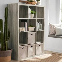 Large farmhouse bookcase bookshelf storage organizer - NEW