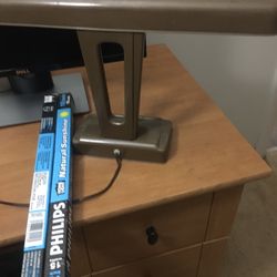 vintage desk lamp.