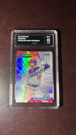 2024 Topps Stadium Club Shohei Ohtani Refractor Gem Mint 10