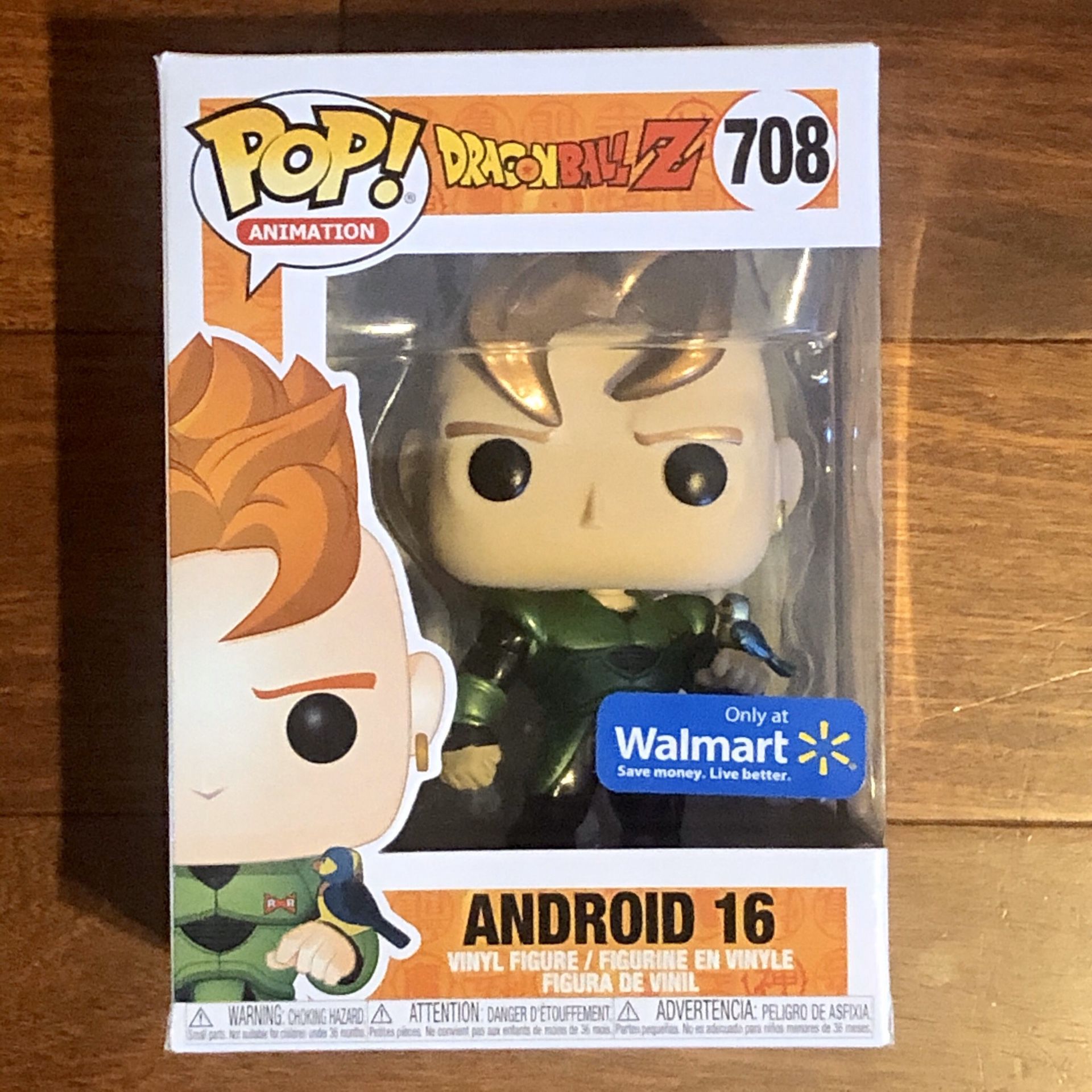 Funko POP! Android 16, Dragonball Z Walmart Exclusive, NEW