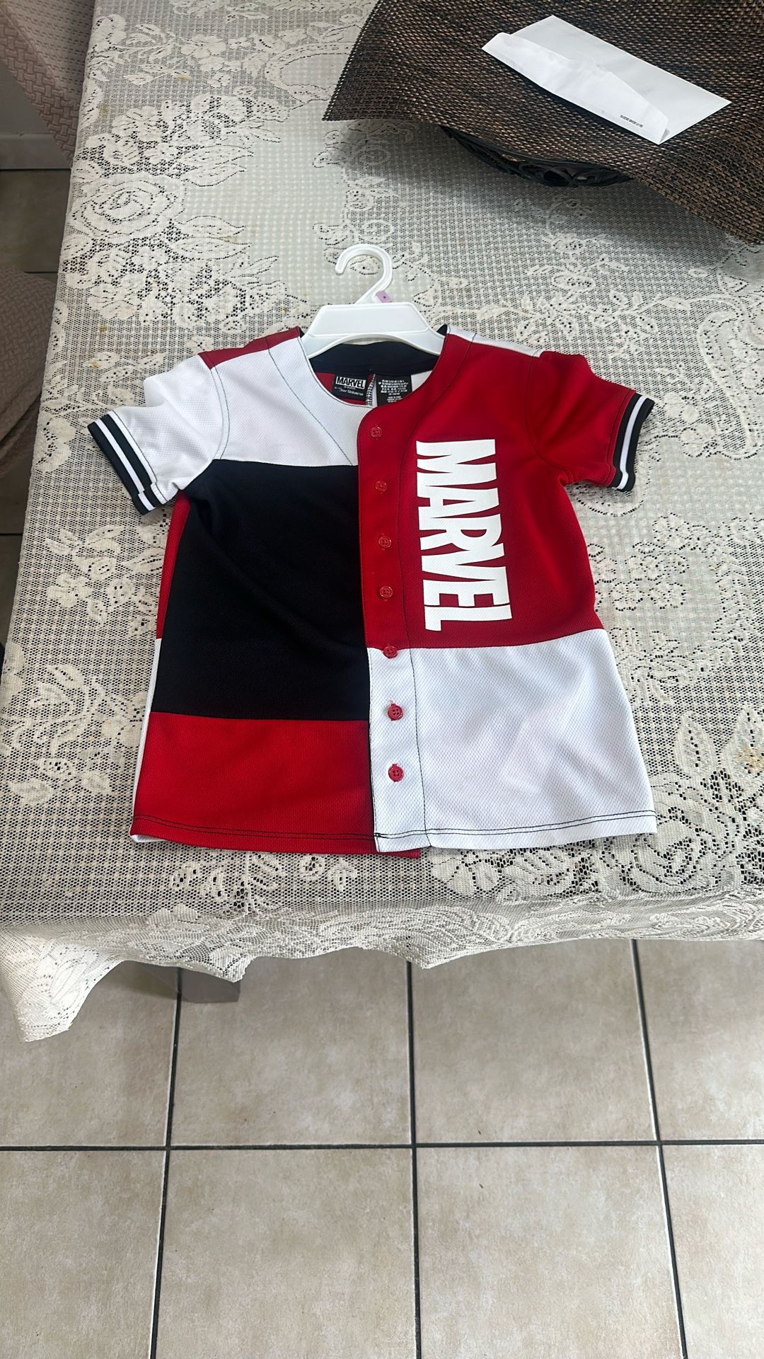 Boys Marvel Jersey Size S
