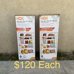 NEW HDX 6-Tier Commercial Grade Heavy Duty Steel Wire Garage Storage Shelving Unit