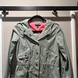 Tommy Hilfiger Girls Military Green Jacket 
