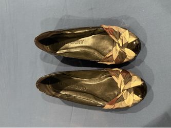 Authentic Burberry Ballet Flats – Black Nova Check