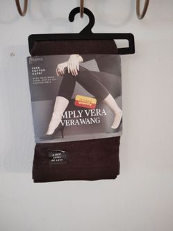 Simply Vera Vera Wang Luxe Cotton Capri Leggings XL