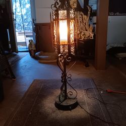 Vintage Spanish Amber Glass