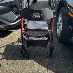 Medical Walker With Wheels And Seat
