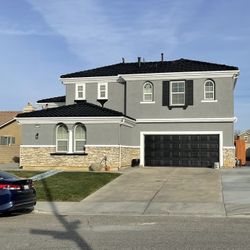 Garage door painting