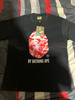 Bape tee a bathing ape tee pink size M