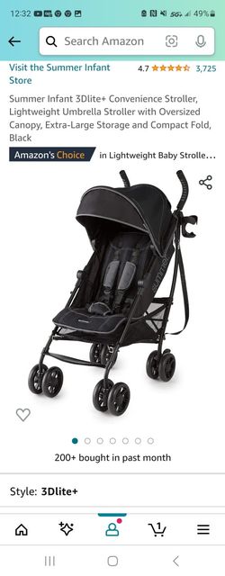Two Summer infant 3DLite umbrella stroller 