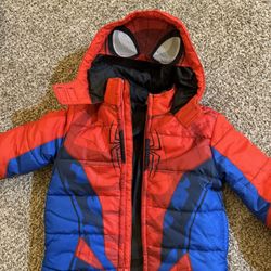Spider-Man Winter Puffer Coat