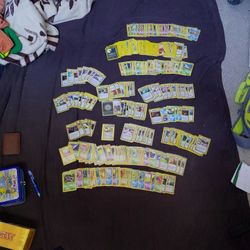 Lot Of Vintage Pokemon Cards Plus Tin