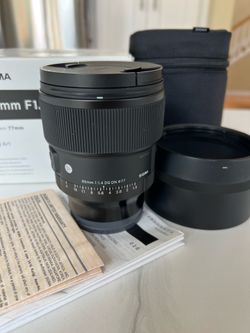 Sigma 85mm f/1.4 DG DN Art Lens (Sony E-Mount) – Mint Condition