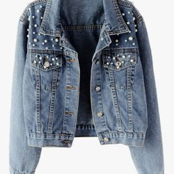 Denmin Jacket With Pearls