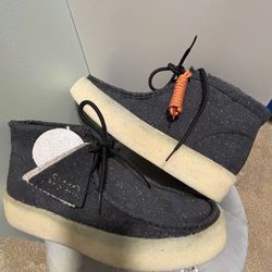 Wallabeecup BT BLACK ECO LEATHER BOOTS
