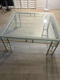 Glass Top Coffee Table