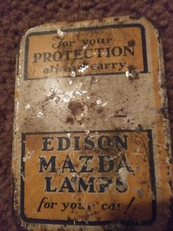 Mazda edison lamps