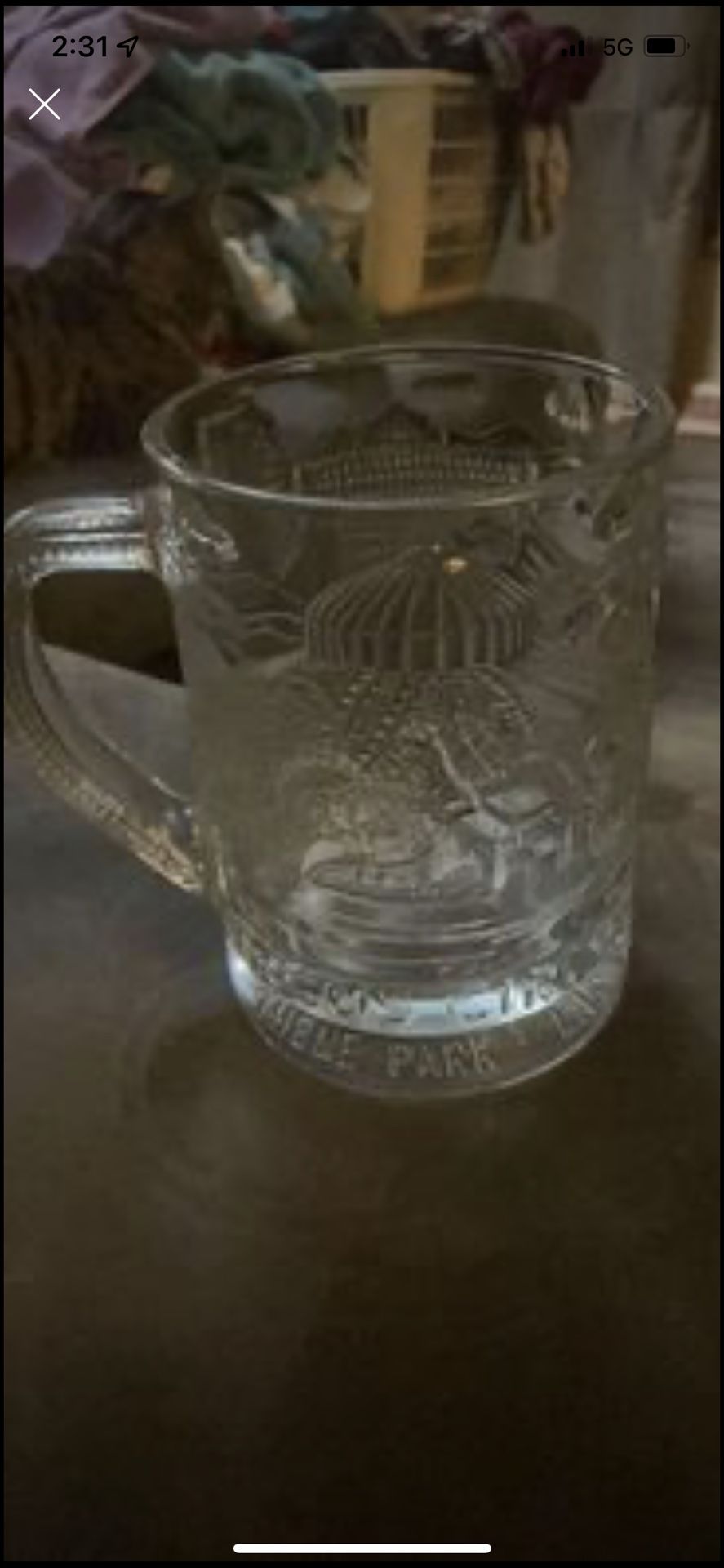 Circus Circus Las Vegas Glass Beer 3D Mug