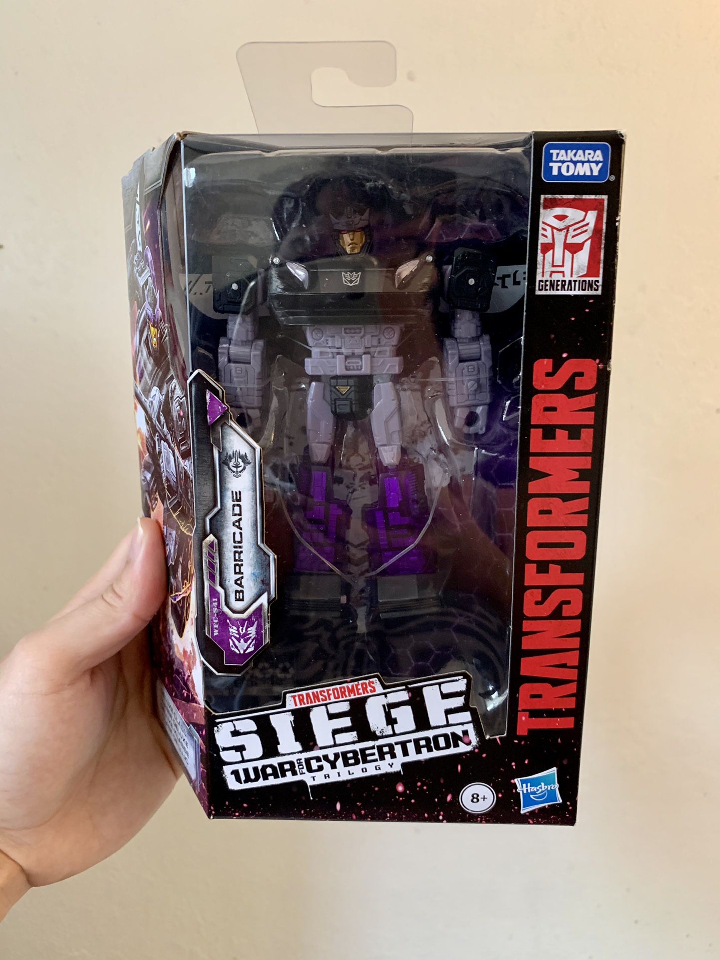 Transformers Siege War For Cybertron Barricade Deluxe Class Figure
