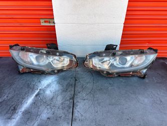 2016-2021 honda civic right passenger   - left drive headlight OEM