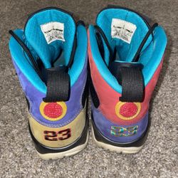 Nike Air Jordan 9 Retro Dream It Do It black/multicolor Mens size 10 302370–065 