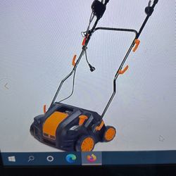 WEN 16inch 15Amp 2-in-1 Electric Dethatcher & Scarifier With Bag