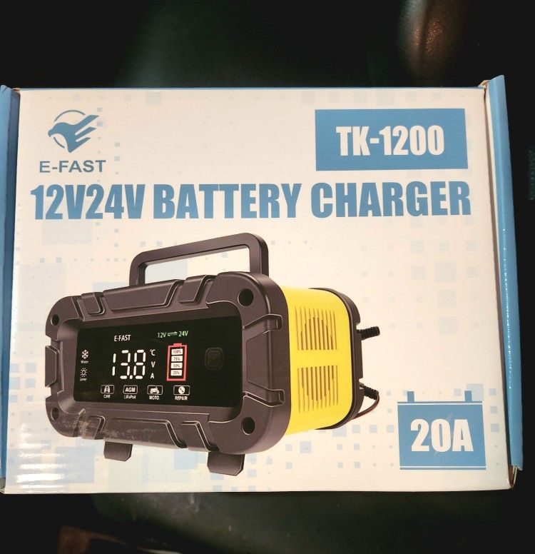 E-Fast 12V24V Battery Charger 