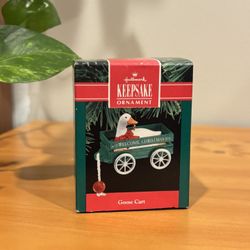 Vintage Goose Christmas Ornament 